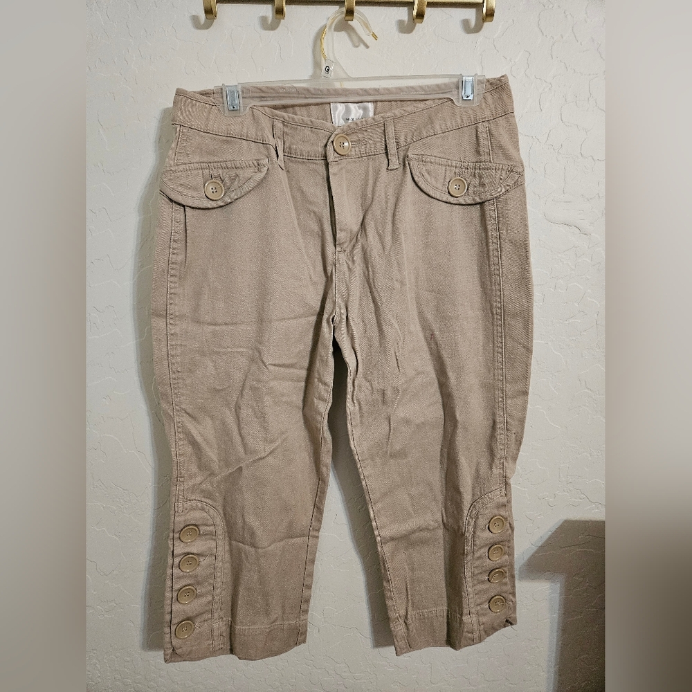 Stylish Tan Capris for Women